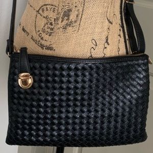 Black Handbag / Clutch with Convertible Straps